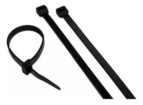 Pack 100 Amarra Cable Plástico 200x3.6mm Blanco 18kg