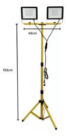 Pack 2 Foco Led 50w Sec 5000lm + Soporte Atril Trípode 150cm - Mi tienda 