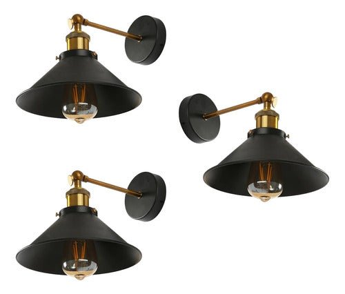 Pack 3 Aplique Pantalla Porta Ampolleta E27 Nash Konnergie