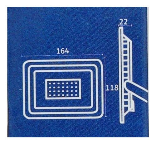 Pack 3 Foco Led 30w Sec 4500lm + Soporte Atril Tripode 150cm