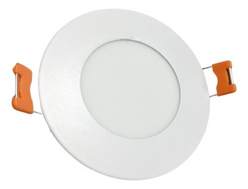 Pack 50 Panel Embutido Spot Rendondo 3w Calido Neutro Frio