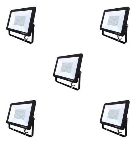 Pack X5 Foco Reflector 50w Led Exterior Ip65 Sec 220v - Mi tienda 