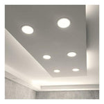 Panel Led Negro Sobrepuesto 18w Borde Negro Decorativo - Mi tienda