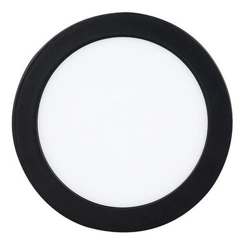 Panel Led Negro Sobrepuesto Redondo 12w 3 Años De Garantía - Mi tienda
