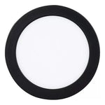 Panel Led Negro Sobrepuesto Redondo 18w 3 Años Garantía - Mi tienda