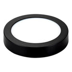 Panel Led Negro Sobrepuesto Redondo 18w 3 Años Garantía - Mi tienda