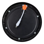 Panel Led Negro Sobrepuesto Redondo 18w 3 Años Garantía - Mi tienda