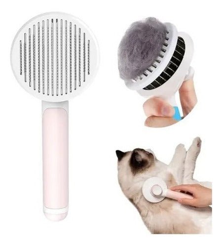 Peine Cepillo Para Perros Gatos Mascotas Cerda Larga Metal
