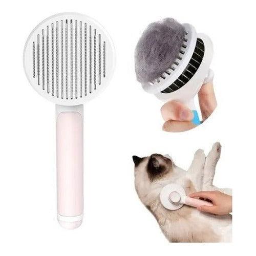 Peine Cepillo Para Perros Gatos Mascotas Cerda Larga Metal - Mi tienda