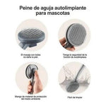 Peine Cepillo Para Perros Gatos Mascotas Cerda Larga Metal - Mi tienda