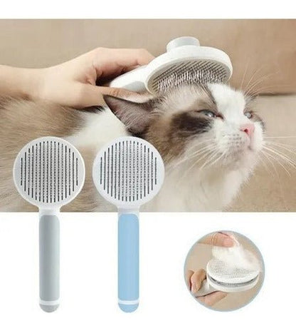 Peine Cepillo Para Perros Gatos Mascotas Cerda Larga Metal - Mi tienda 