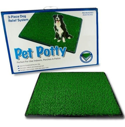 Pet Potty Comodo Sanitario Baño Ecologico Xxl Perros Y Gatos - Mi tienda 
