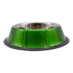 Plato Comedero Aluminio  Colores Para Mascotas Medianas - Mi tienda