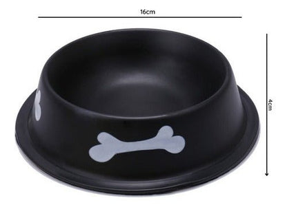 Plato Comedero Aluminio  Colores Para Mascotas Pequeñas - Mi tienda 