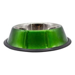 Plato Comedero Aluminio Grande Colores Para Mascotas Perros - Mi tienda