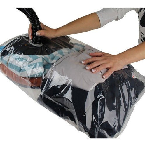 Practica Bolsa Al Vacio Para Comprimir Ropa Y Ahorra Espacio