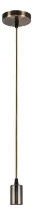 Soquete Vintage E27 Bronce - grafito Modelo Lampara Retro Deco