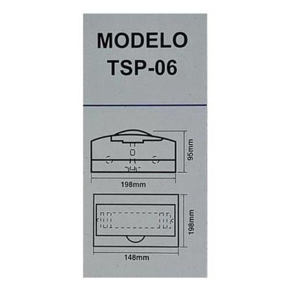 Tablero Sobrepuesto Caja Ip40 6 Circuitos T3 Sec - Mi tienda