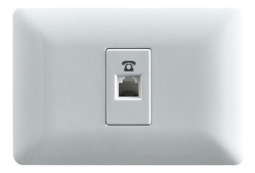 Toma Entrada Conexión Telefonica Rj11 Blanco Hogar Oficina